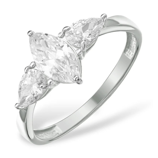 Кольцо из серебра с ювелирным кристаллом топаз London