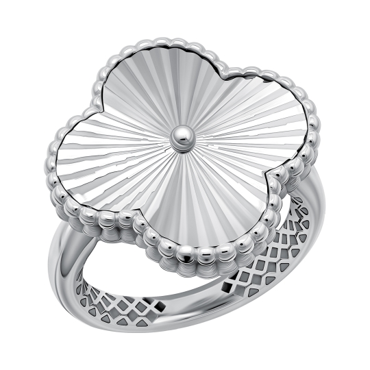 Кольцо из серебра с малахитом