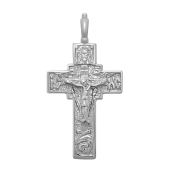 Подвеска-крест из серебра