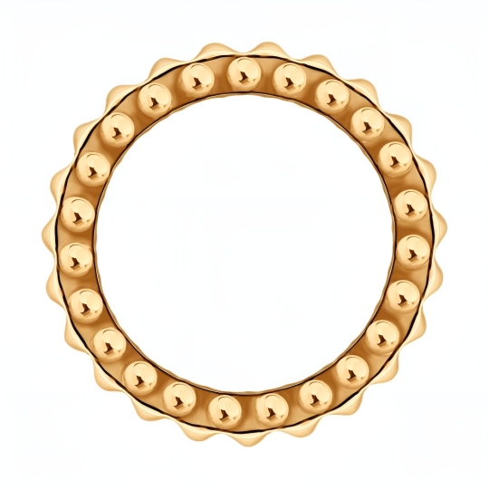 Кольцо из золота с фианитами