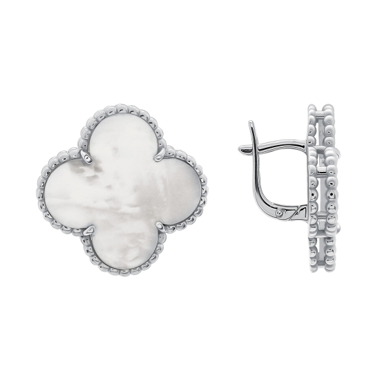 Кольцо из серебра с перламутром