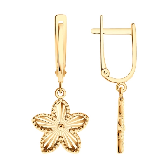 Серьги из золота с бриллиантами