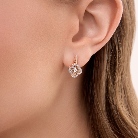 Серьги из золота с бриллиантами