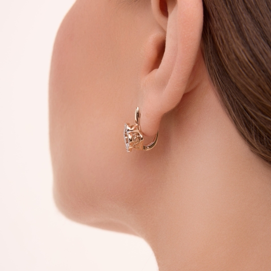 Серьги из золота с бриллиантами