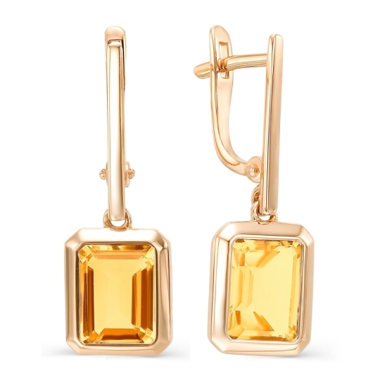 Серьги из золота с бриллиантами