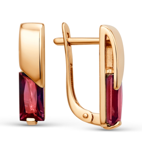 Кольцо из золота с гранатом