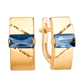 Серьги из золота с топазами London