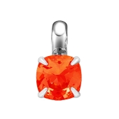 Подвеска из серебра с ювелирным кристаллом