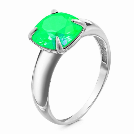 Подвеска из серебра с ювелирным кристаллом