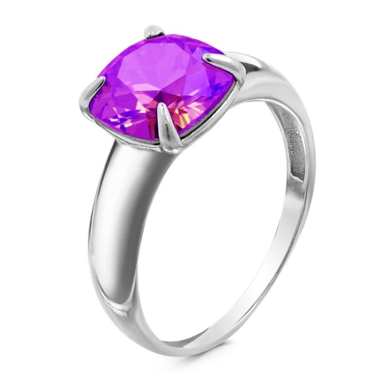 Подвеска из серебра с ювелирным кристаллом