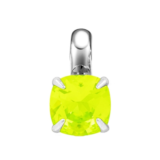 Подвеска из серебра с ювелирным кристаллом