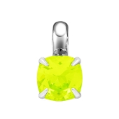 Подвеска из серебра с ювелирным кристаллом