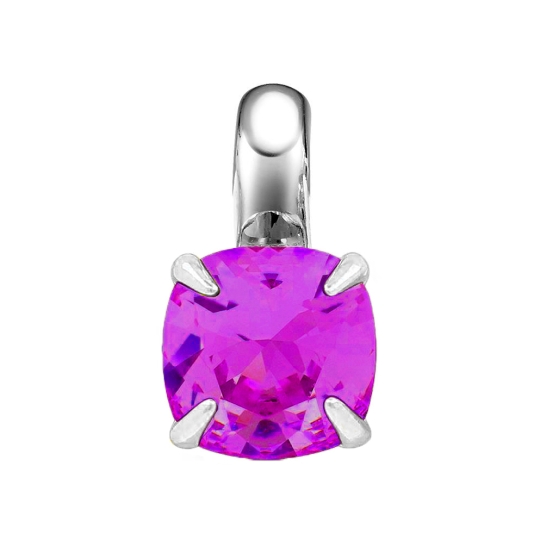 Подвеска из серебра с ювелирным кристаллом