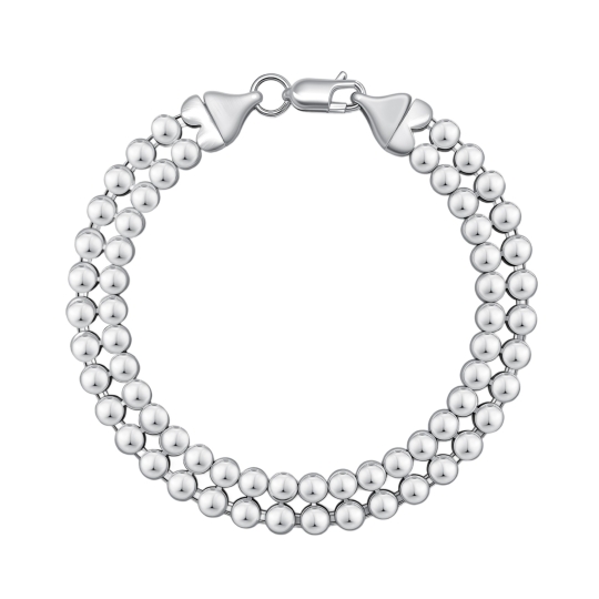 Браслет из серебра с бриллиантом