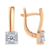 Серьги из золота с бриллиантами