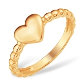 Кольцо из серебра с позолотой