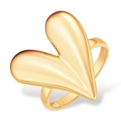 Кольцо из серебра с позолотой