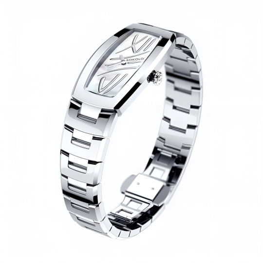 Женские стальные часы