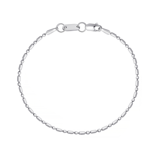 Цепь из серебра плетения "Шарик-бочка"