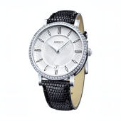 Женские серебряные часы с фианитами