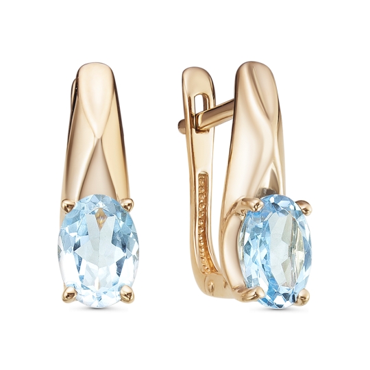 Серьги из золота с бриллиантами 