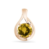 Подвеска из золота с султанитом