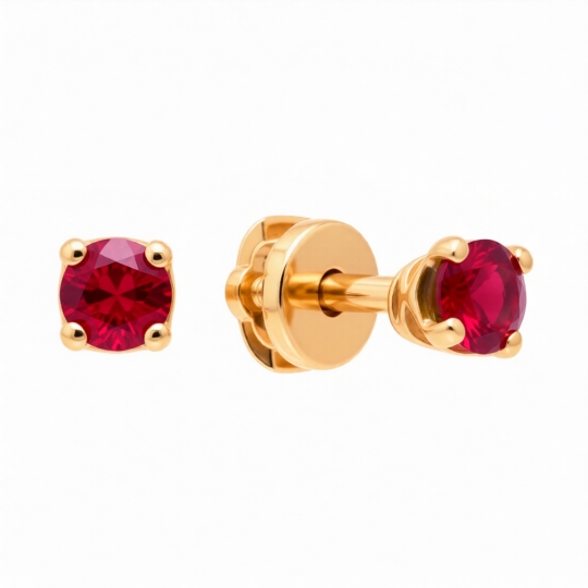 Серьги из золота с сапфирами