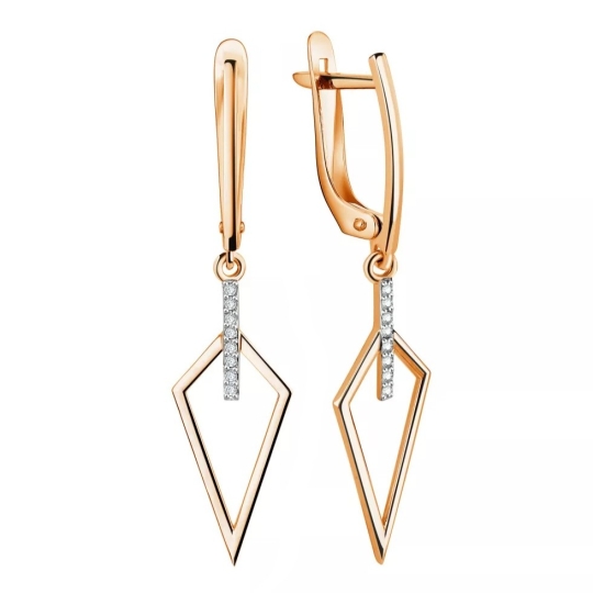 Серьги из золота с жемчугом