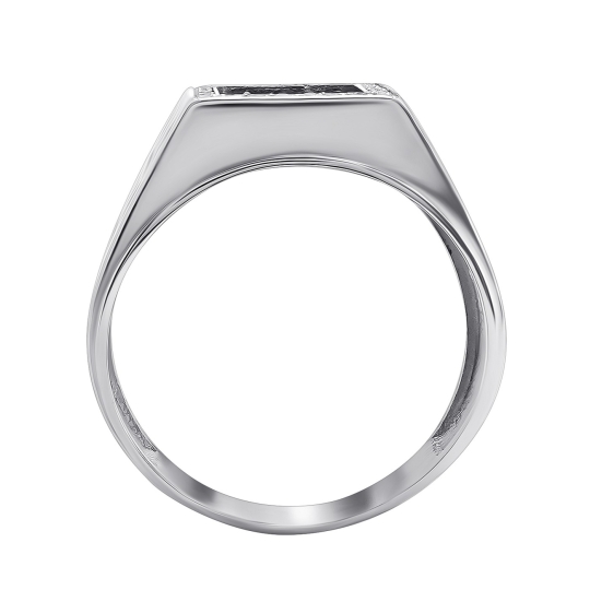 Кольцо из серебра "Змея"