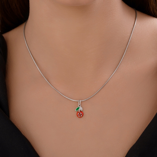 Подвеска из серебра с жемчугом