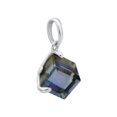 Подвеска из серебра с горным хрусталем