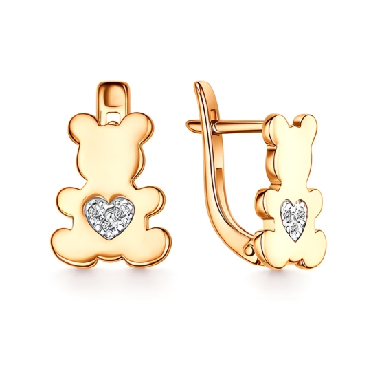 Серьги из золота