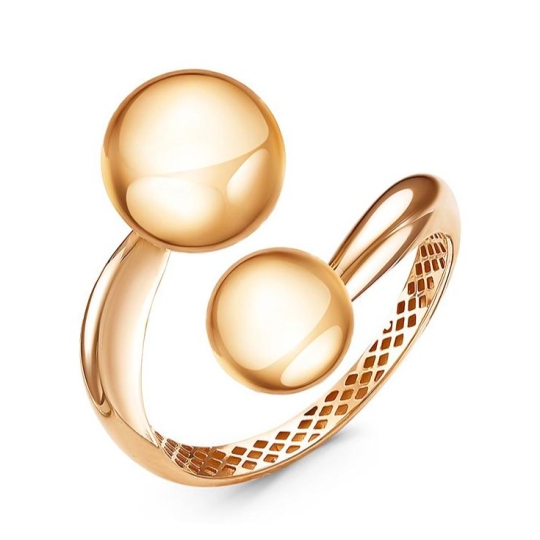 Кольцо из золота с фианитом