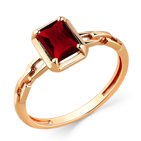 Кольцо из золота с топазом Swiss