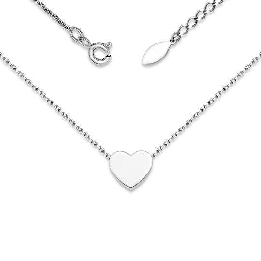 Колье из серебра «Звезда» с чёрной эмалью