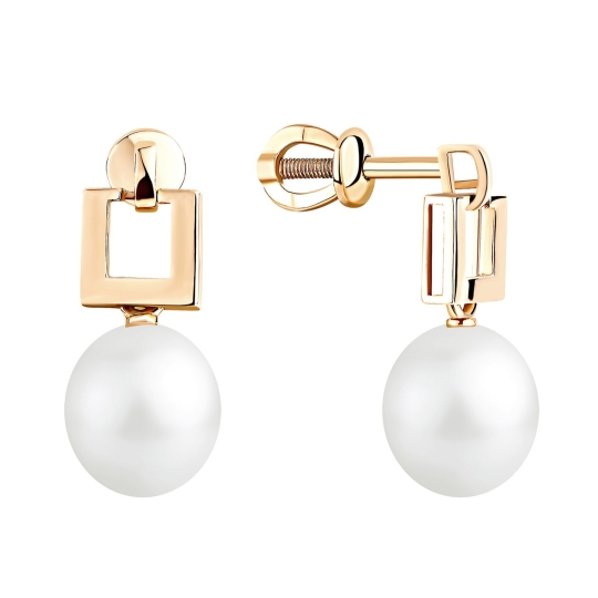 Серьги из золота с бриллиантами