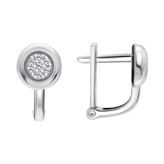 Серьги-трансформеры из серебра