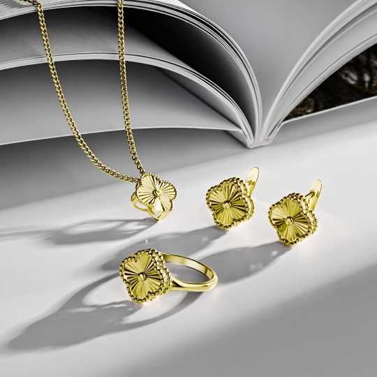 Кольцо из лимонного золота