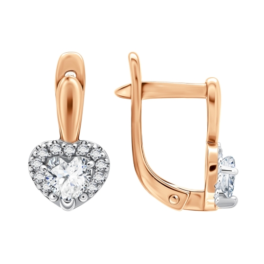 Серьги из серебра с эмалью