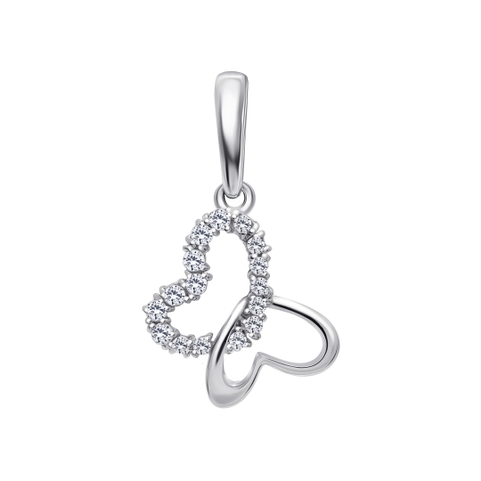 Подвеска из серебра с позолотой и эмалью