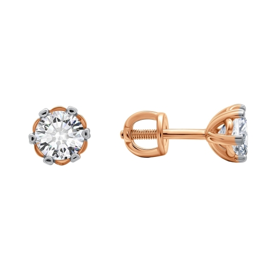 Кольцо из серебра с топазом и фианитами