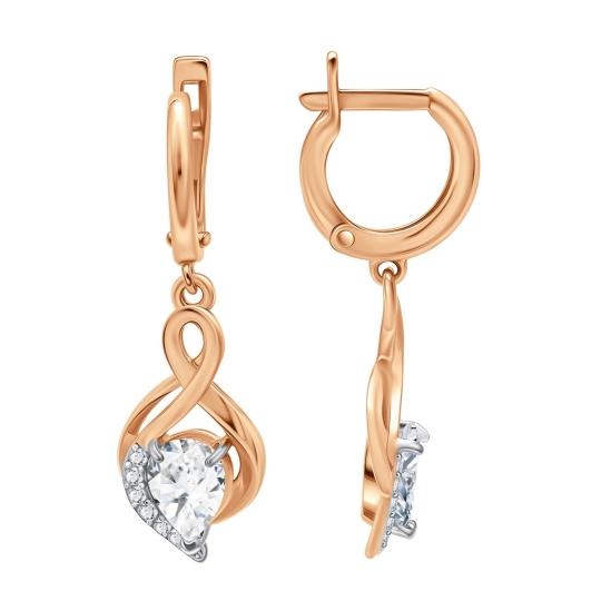 Серьги из серебра с эмалью