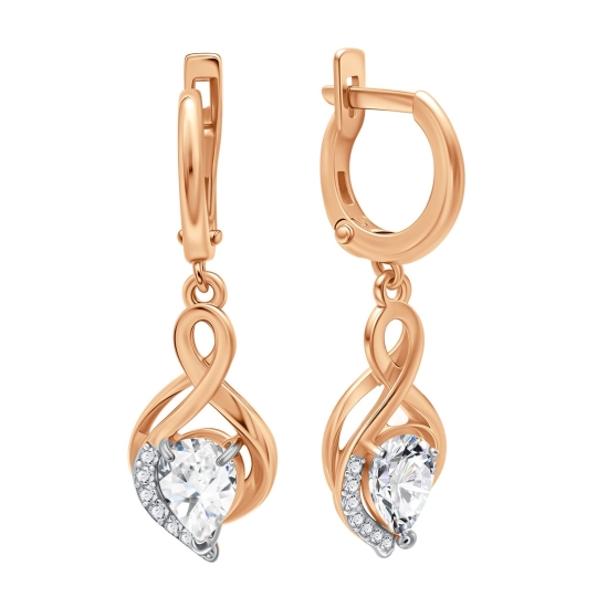 Серьги из серебра с эмалью