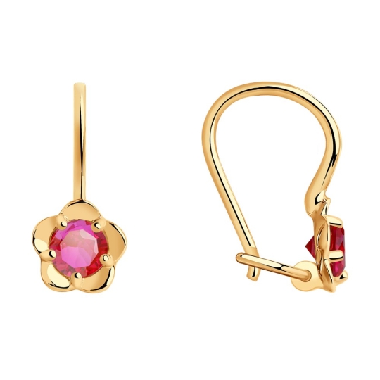 Серьги из золота с жемчугом