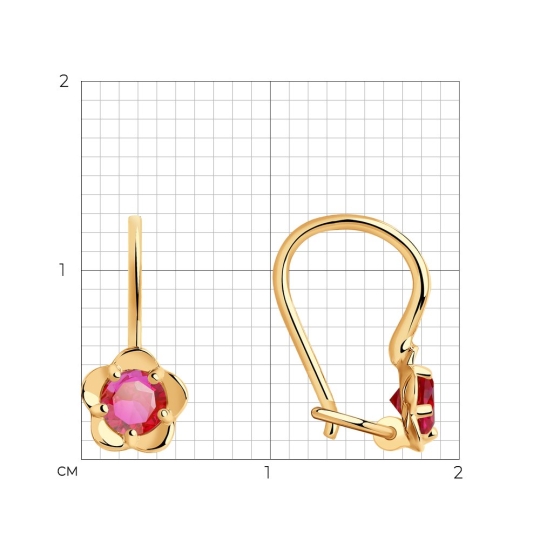 Серьги из золота с жемчугом