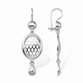 Серьги из серебра