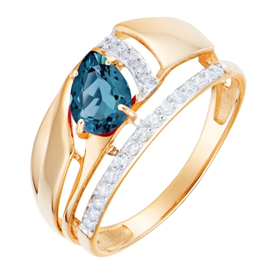 Кольцо из золота с бриллиантами