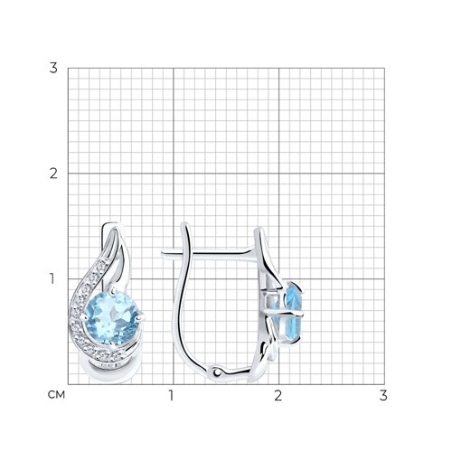 Серьги из серебра