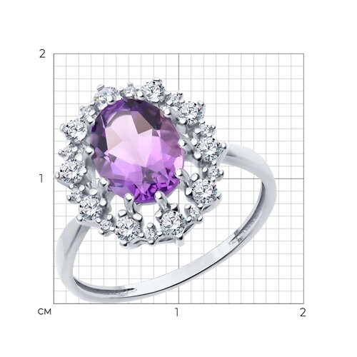 Кольцо из серебра с агатом