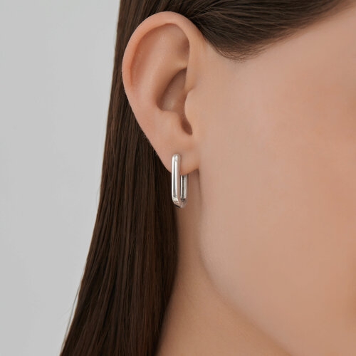 Серьги из серебра с авантюриновым стеклом